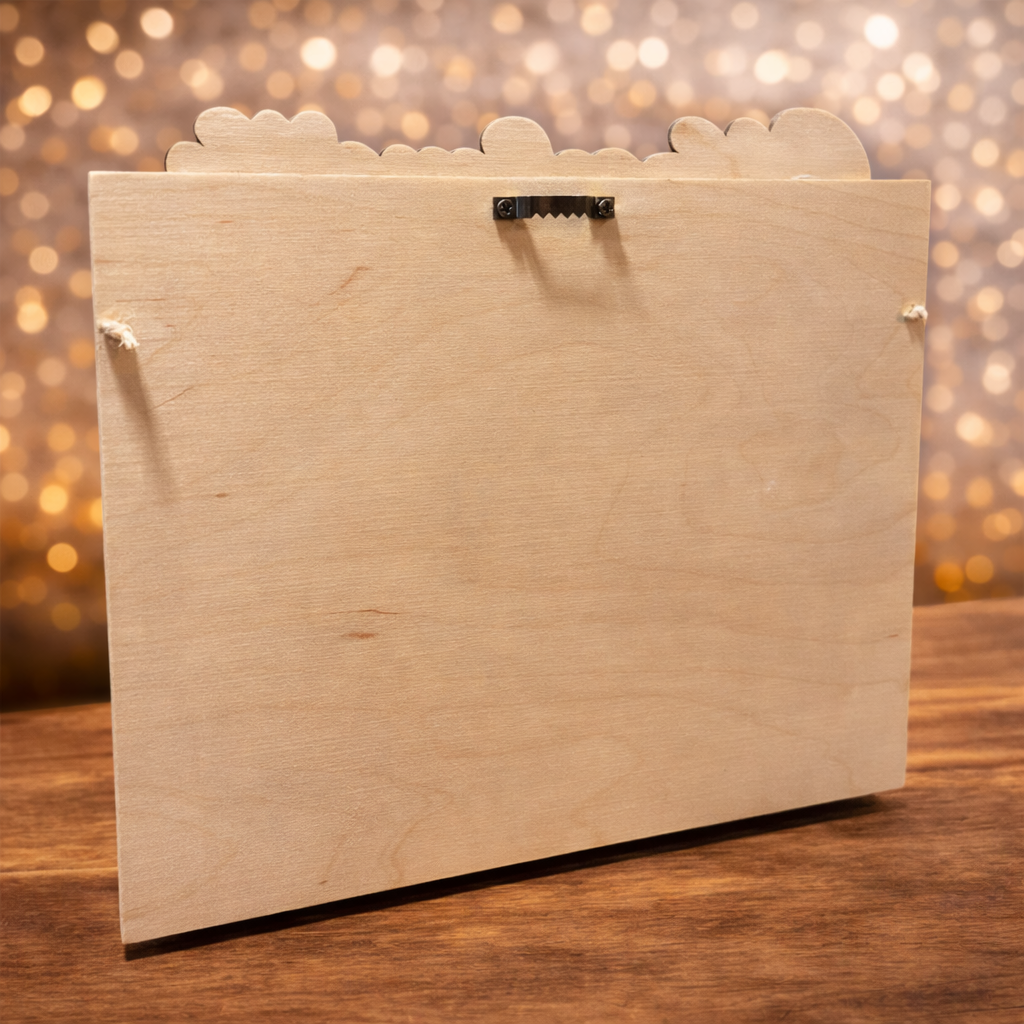 Cadre photo pêle-mêle en bois