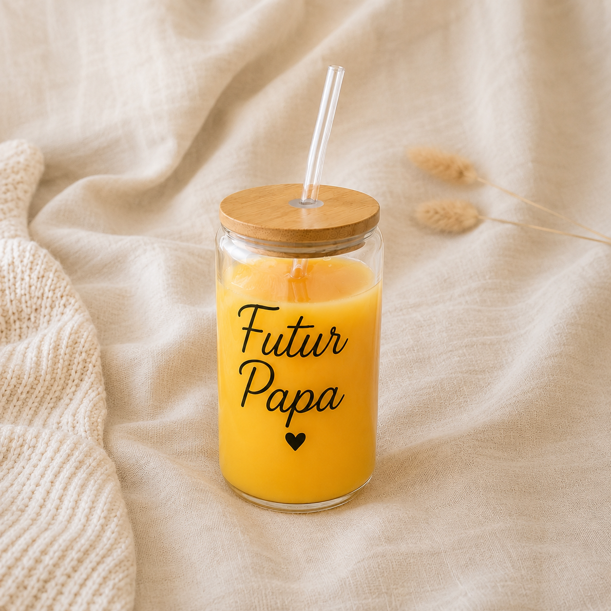 Gobelet en verre « Future Papa »