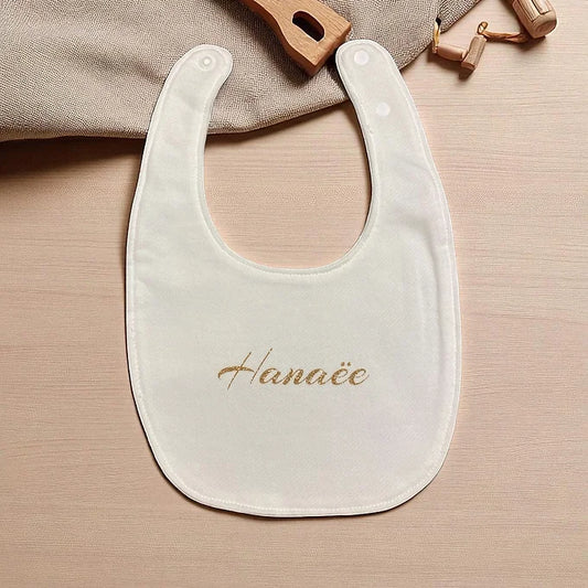 Bavoir bébé personnalisé avec prénom