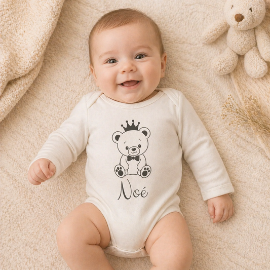 Body bébé personnalisé ourson et prénom