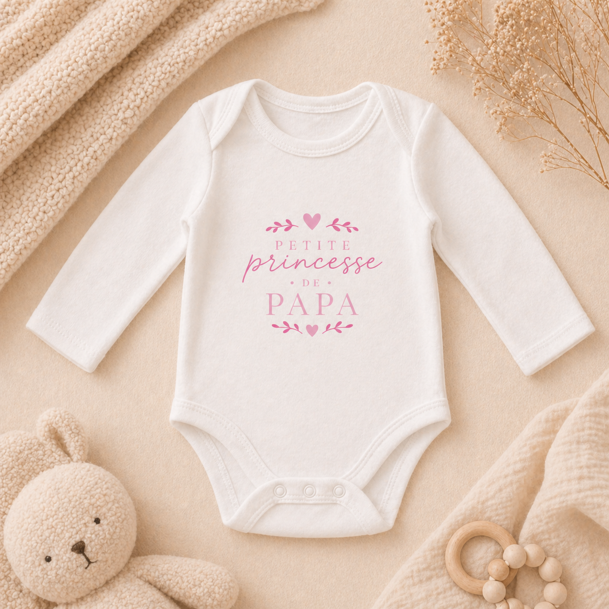 Body bébé - petite princesse de papa