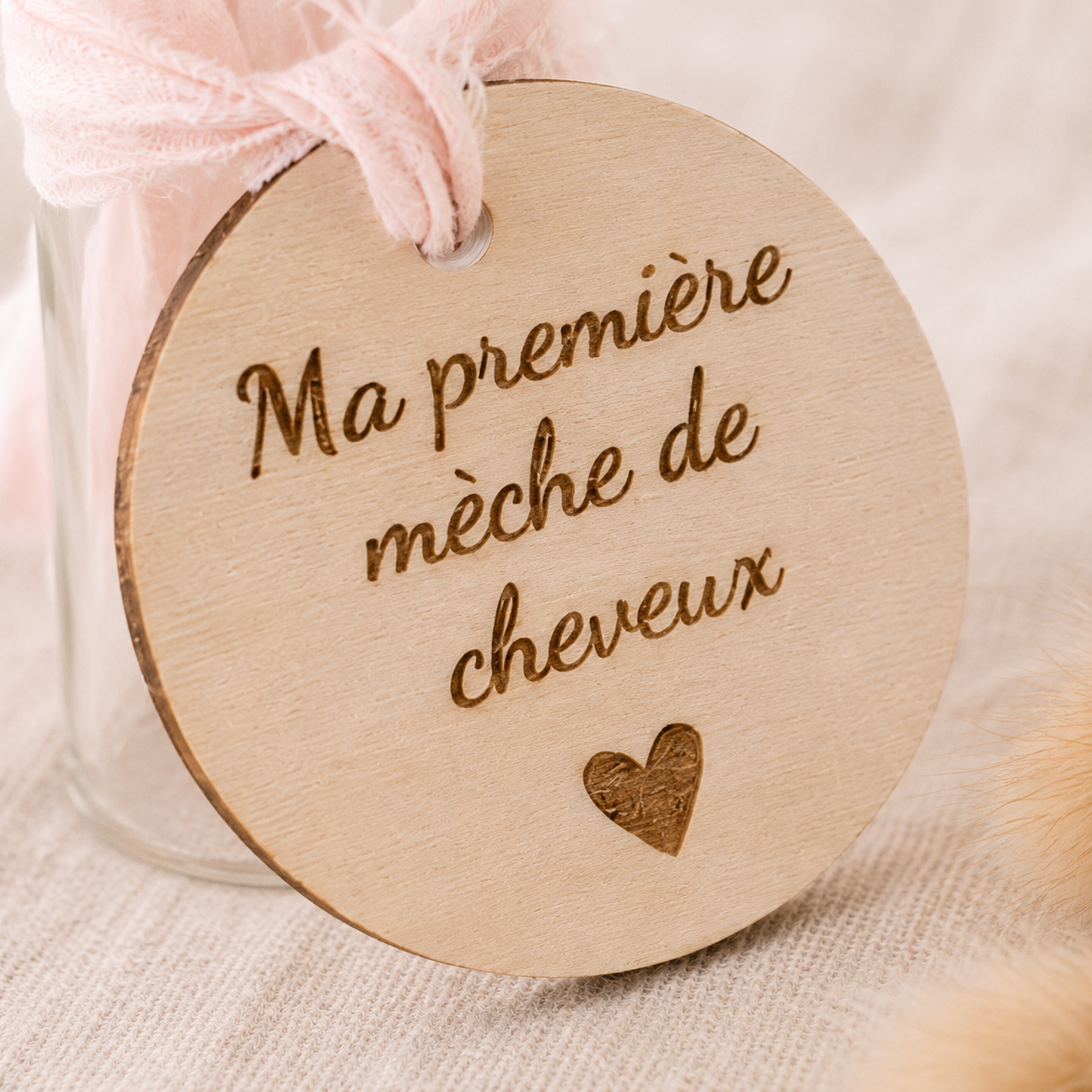 Fiole première mèche de cheveux bébé
