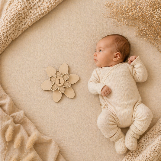 Fleur étape bébé