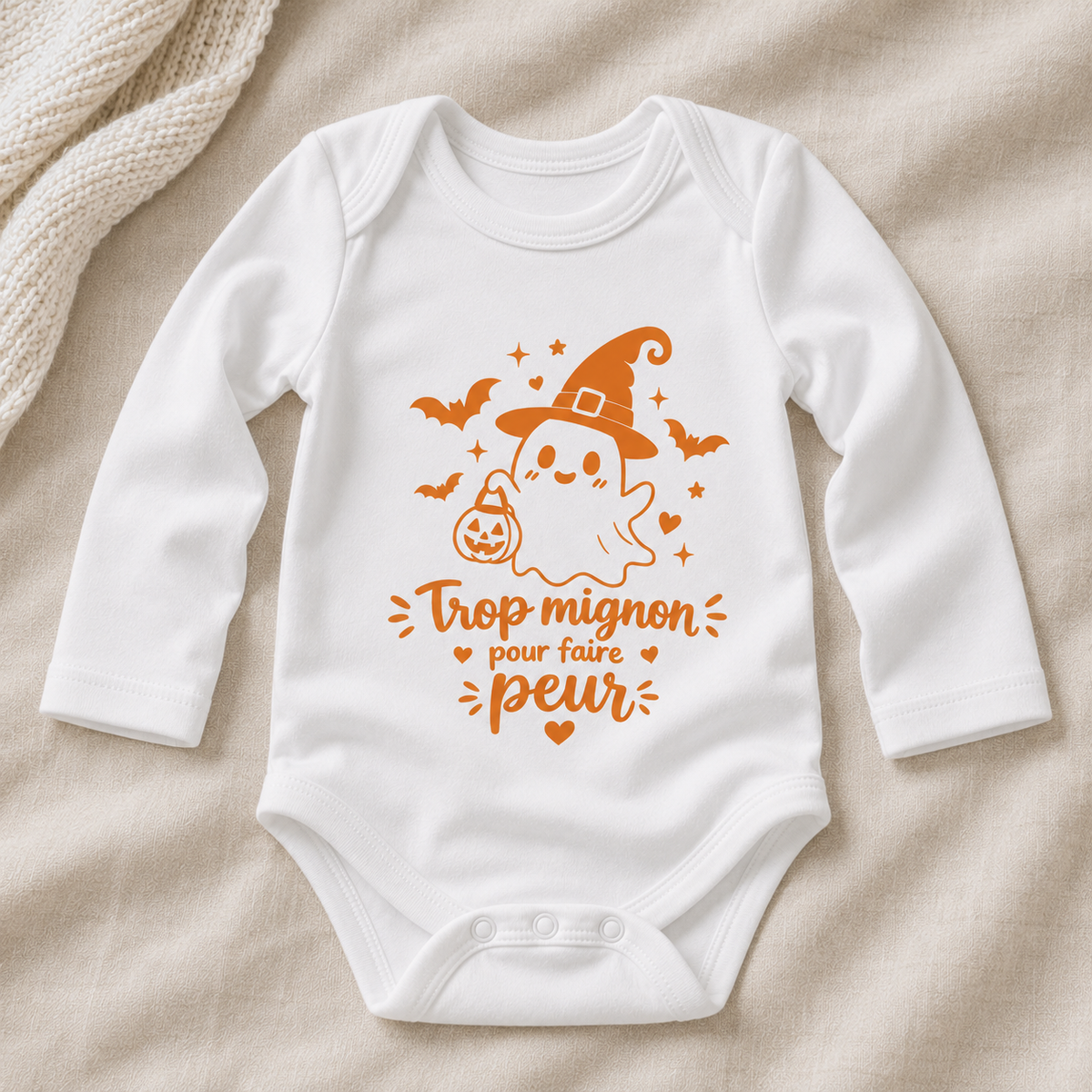 Body bébé Halloween - Trop mignon pour faire peur
