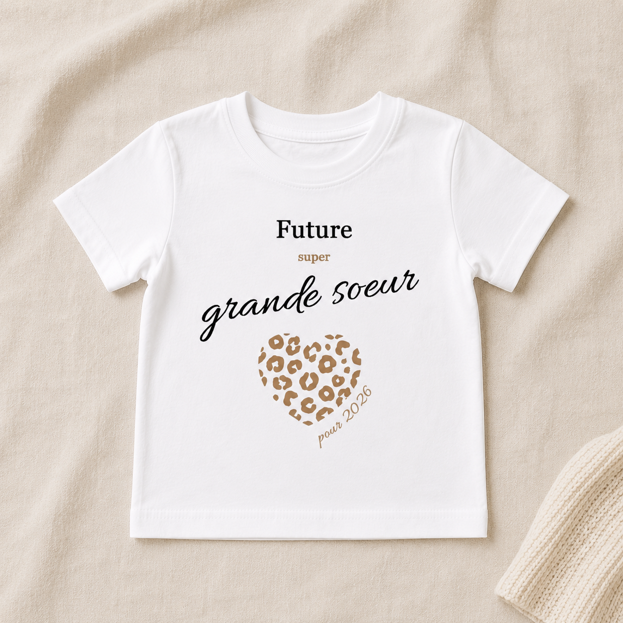 T-shirt enfant personnalisé Future Grande Sœur