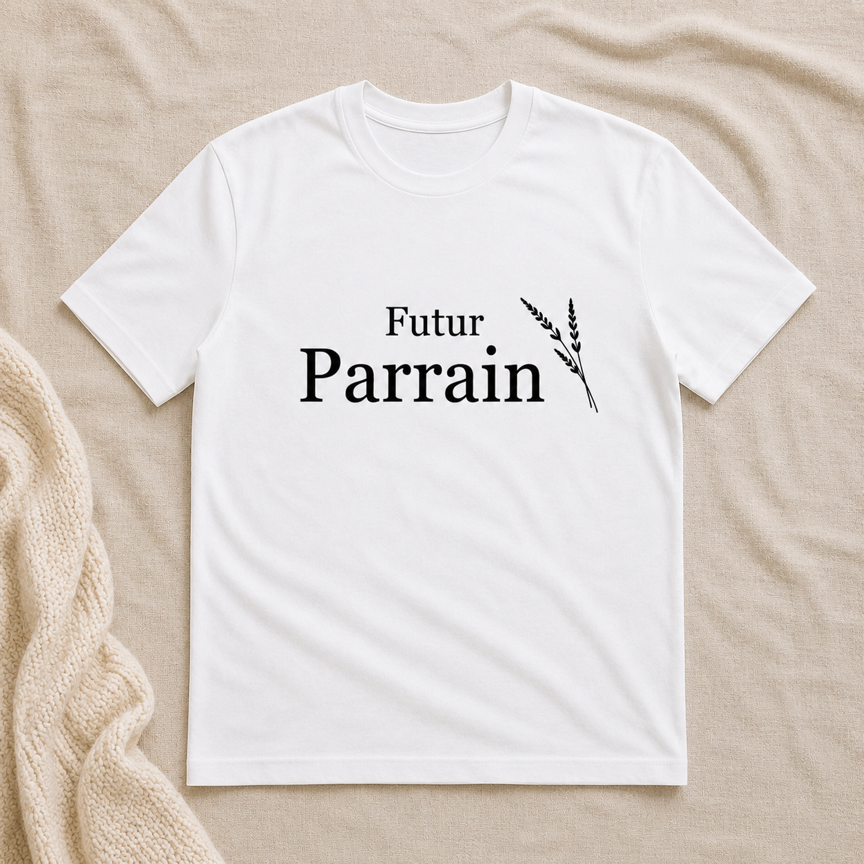 T-shirt personnalisé Futur Parrain