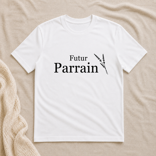 T-shirt personnalisé Futur Parrain