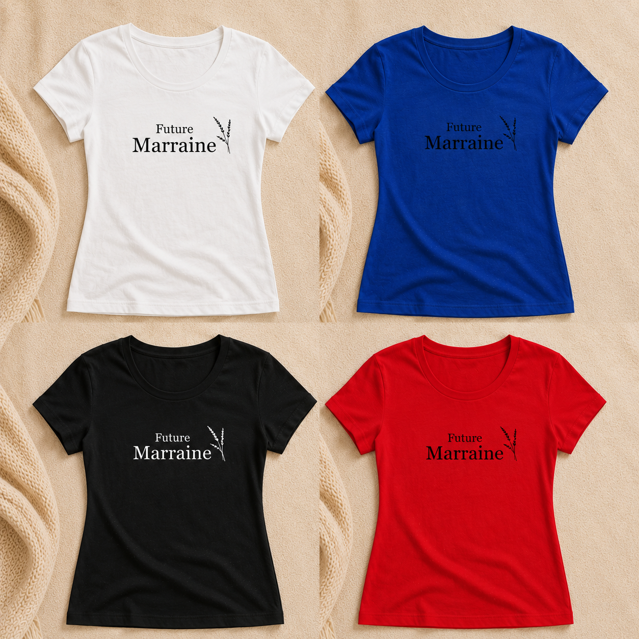 T-shirt personnalisé Future Marraine