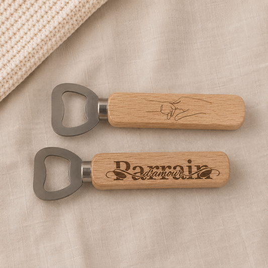 Décapsuleur "Parrain d'amour"