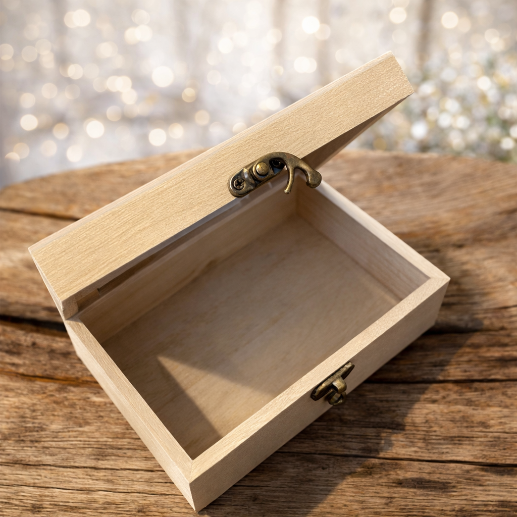 Boîte à bijoux en bois