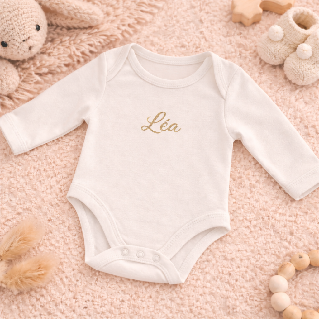 Body bébé personnalisé avec prénom