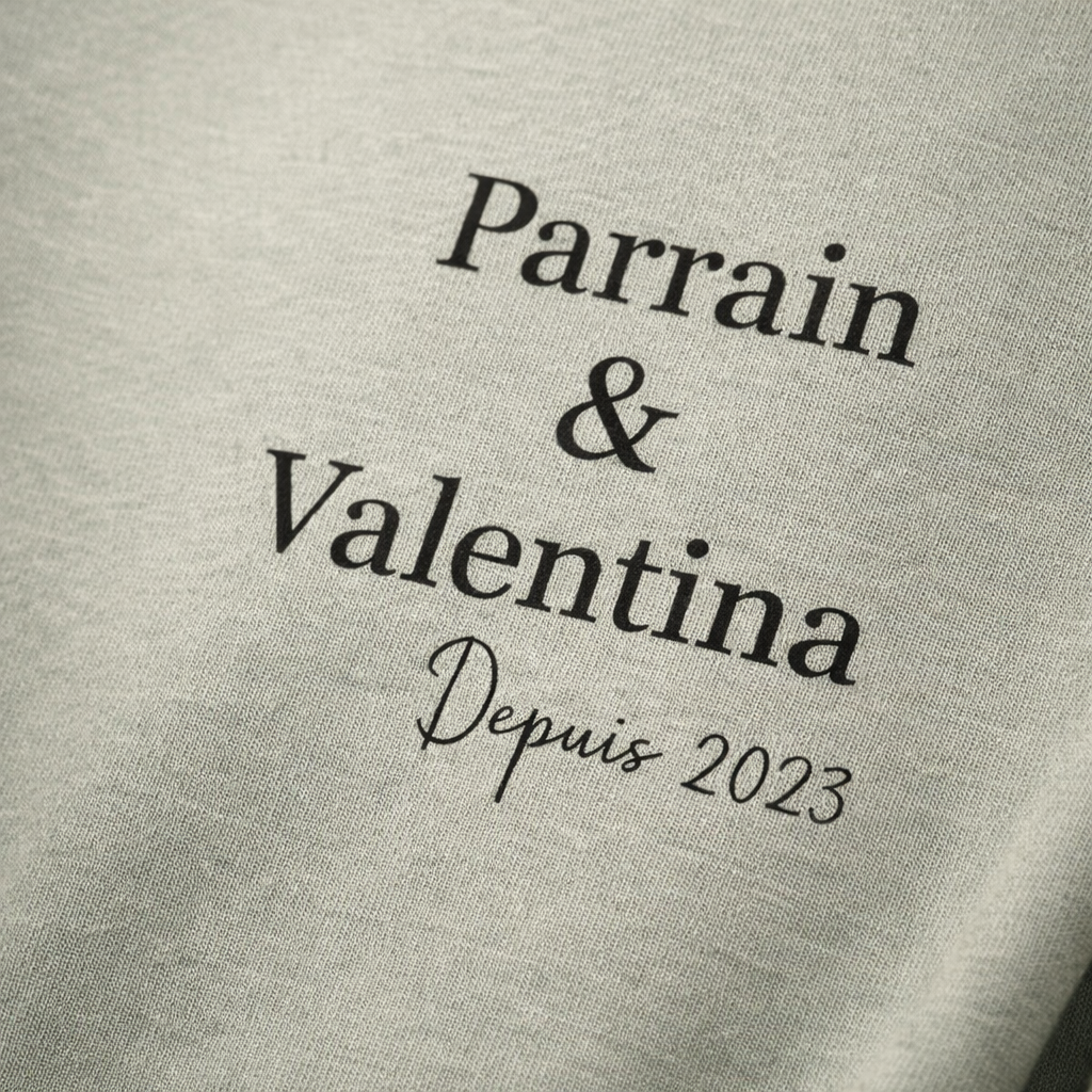 Sweat personnalisé pour Parrain, Papa, ...