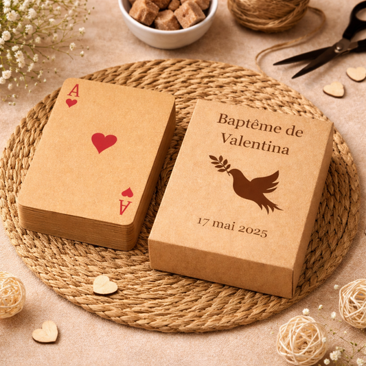Jeu de 54 cartes personnalisé