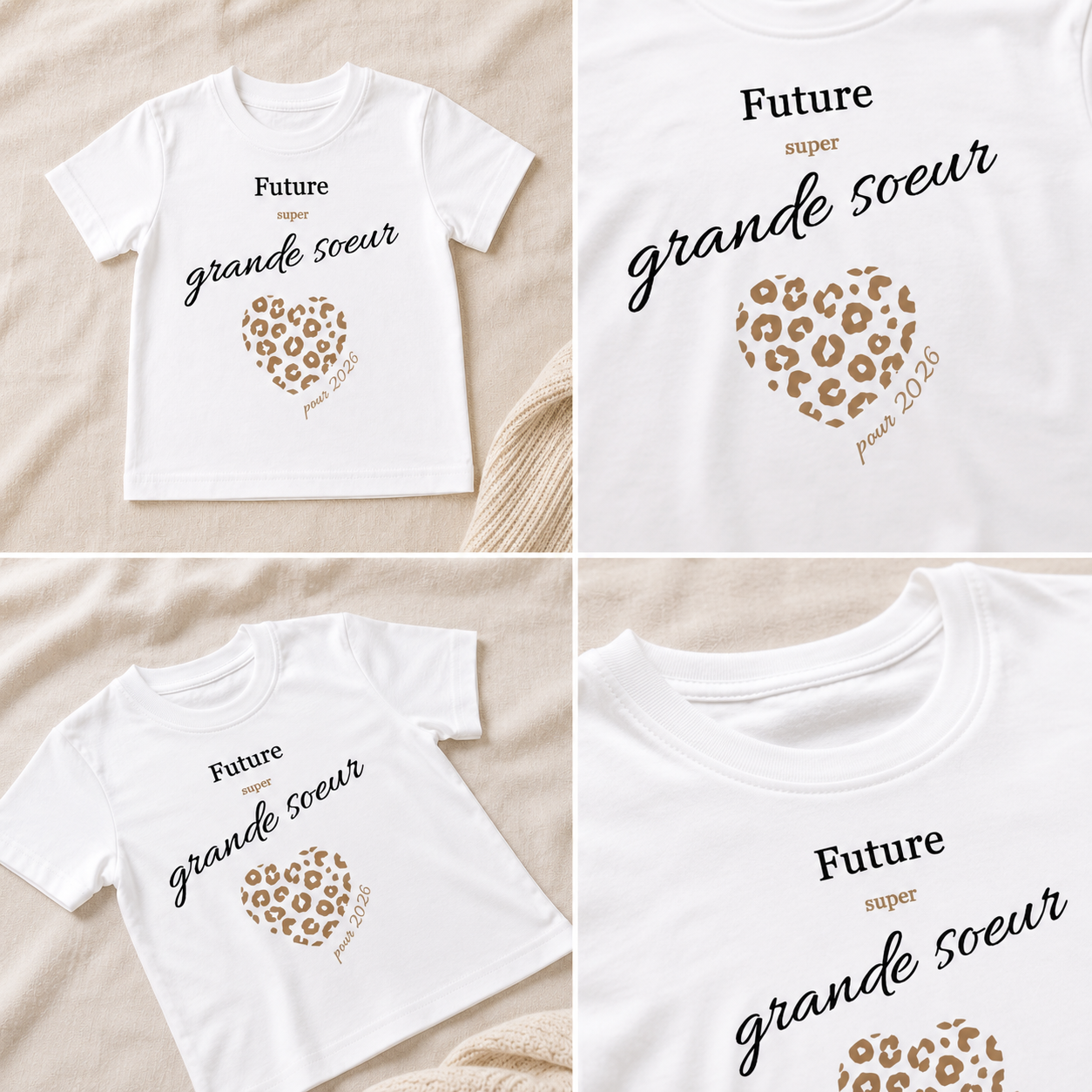 T-shirt enfant personnalisé Future Grande Sœur