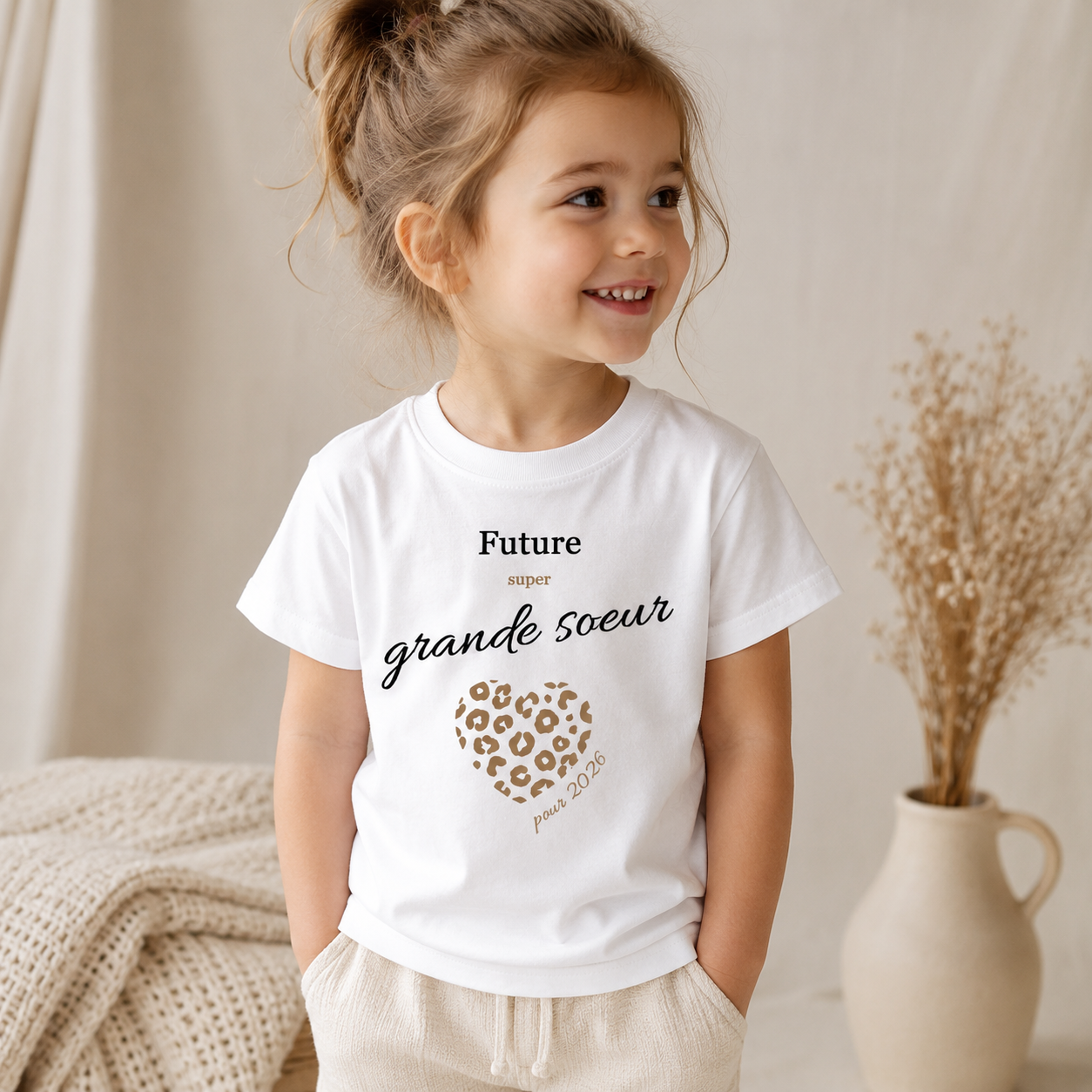 T-shirt enfant personnalisé Future Grande Sœur