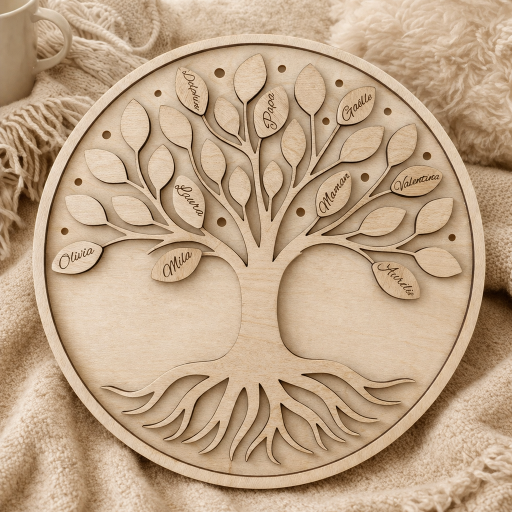 Arbre de Vie Personnalisé en Bois