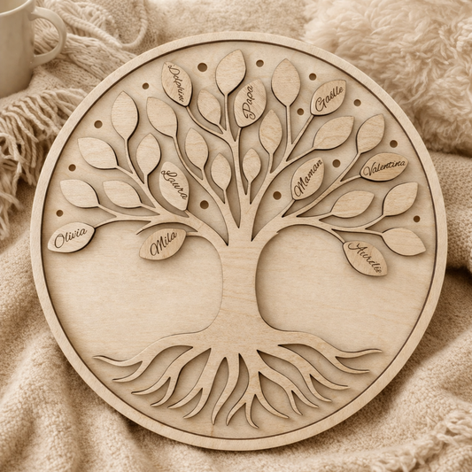 Arbre de Vie Personnalisé en Bois