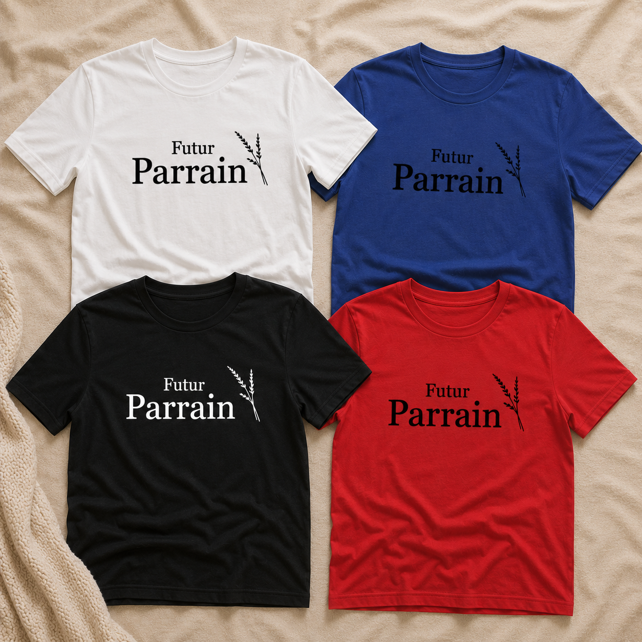 T-shirt personnalisé Futur Parrain