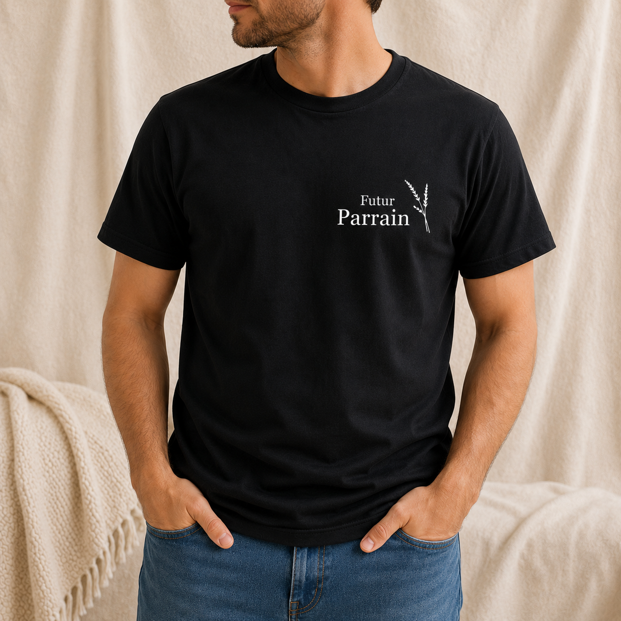 T-shirt personnalisé Futur Parrain