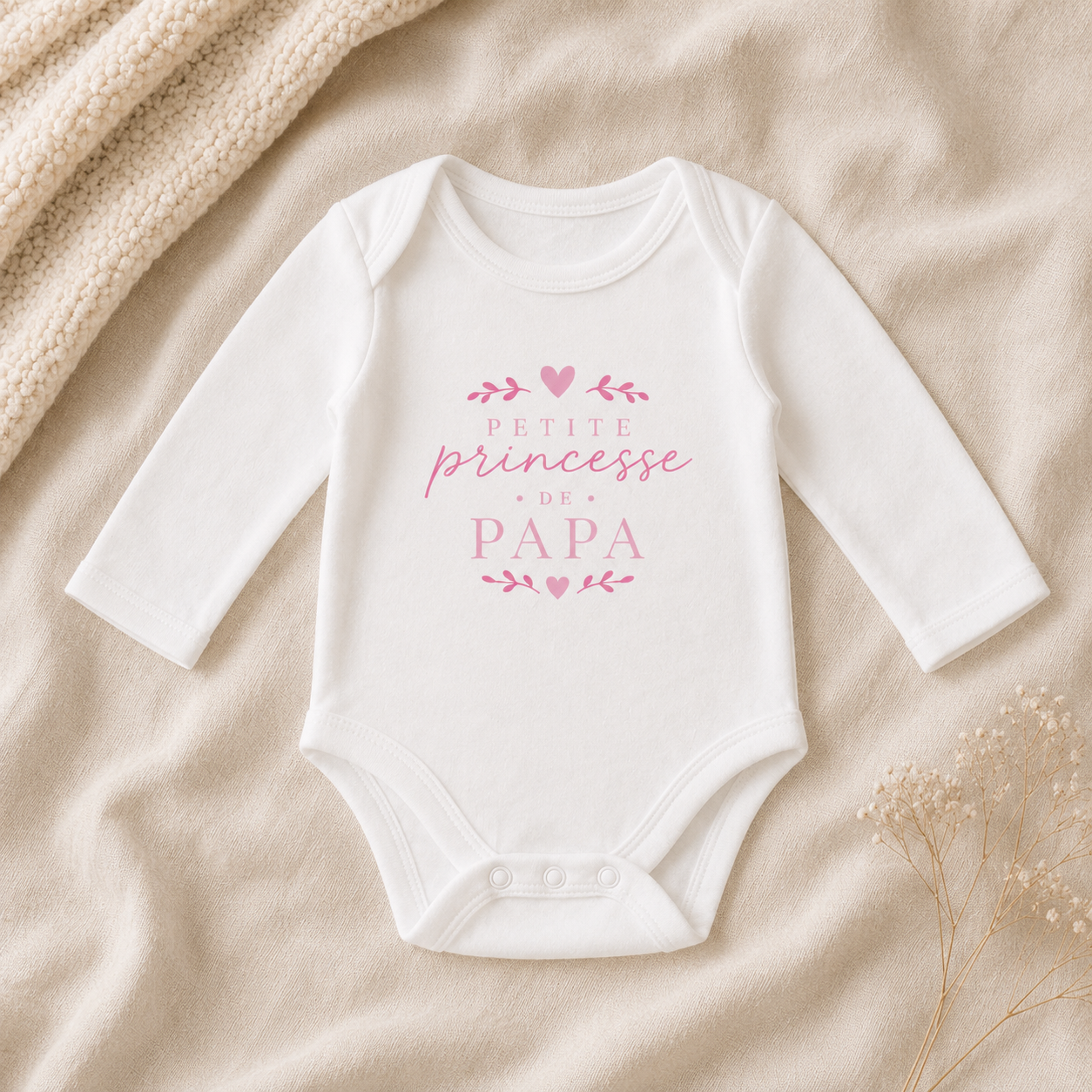 Body bébé - petite princesse de papa