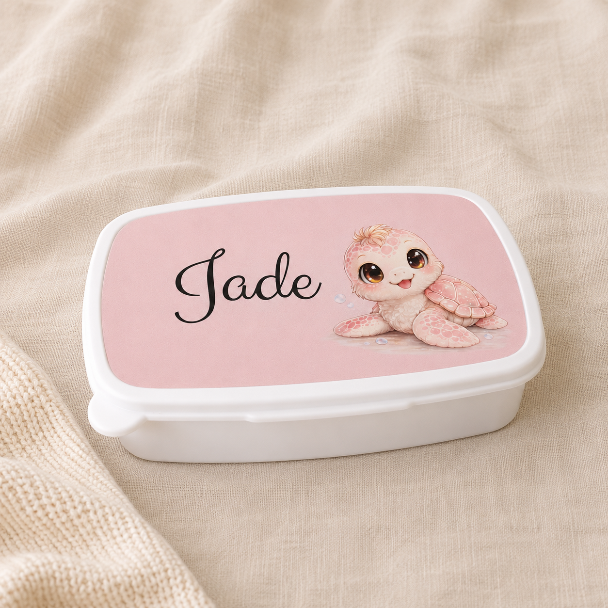 Boîte à tartine personnalisée prénom – Lunch box enfant