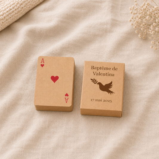 Jeu de 54 cartes personnalisé