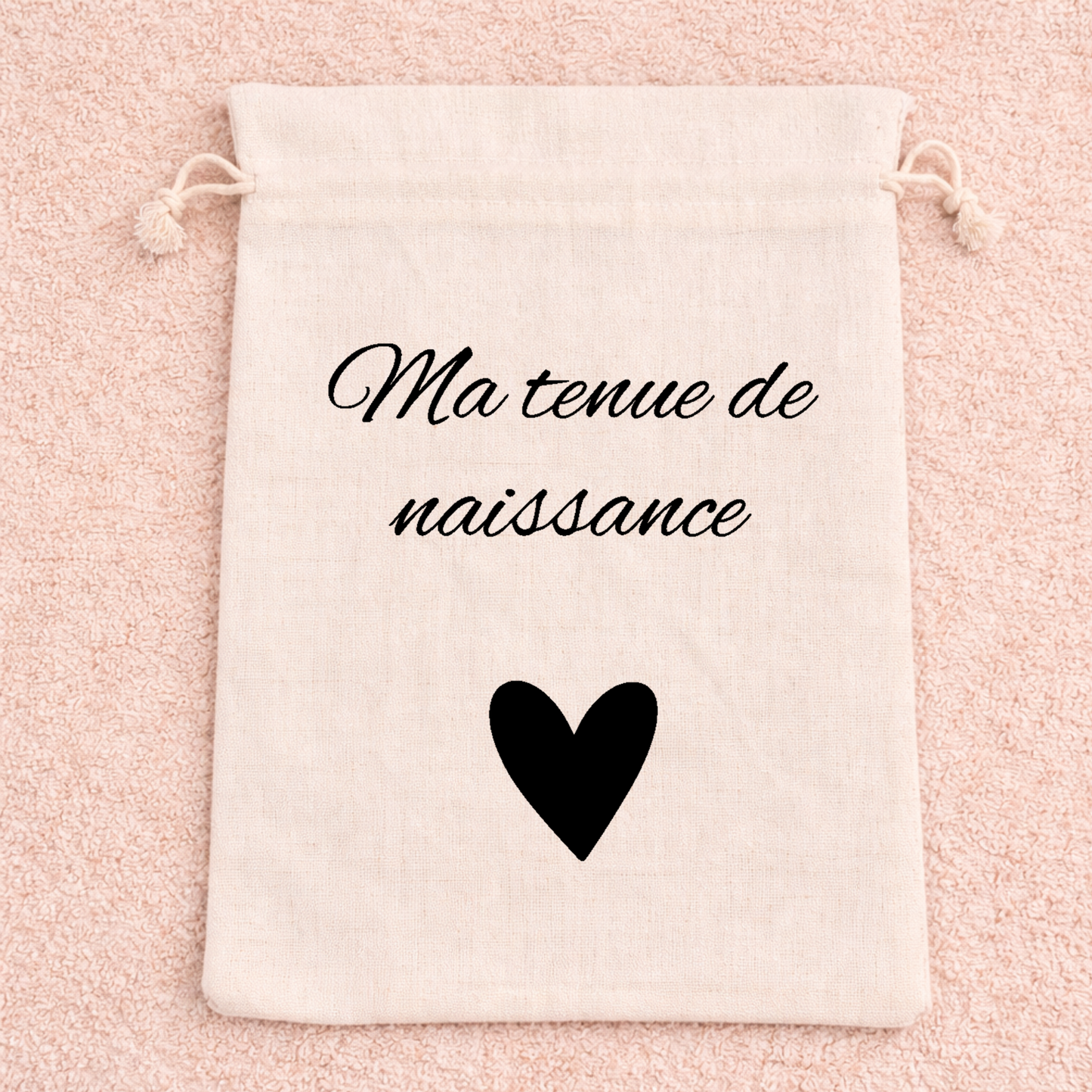 Box naissance textile taille S personnalisée – Coffret bébé naissance