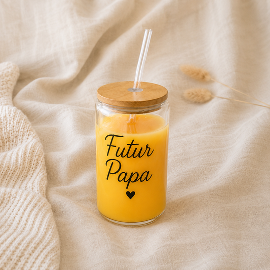 Gobelet en verre « Future Papa »