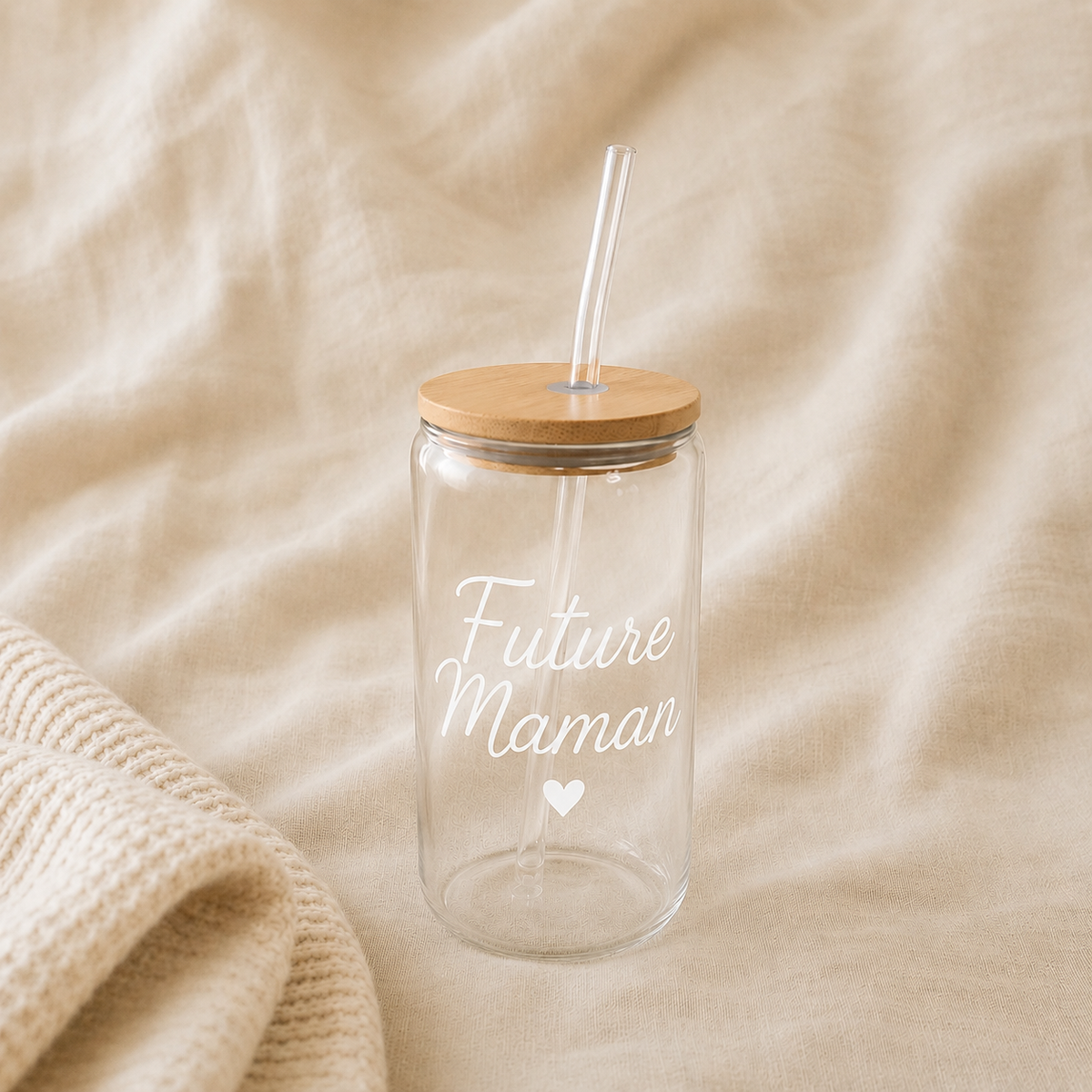 Gobelet en verre « Future Maman »