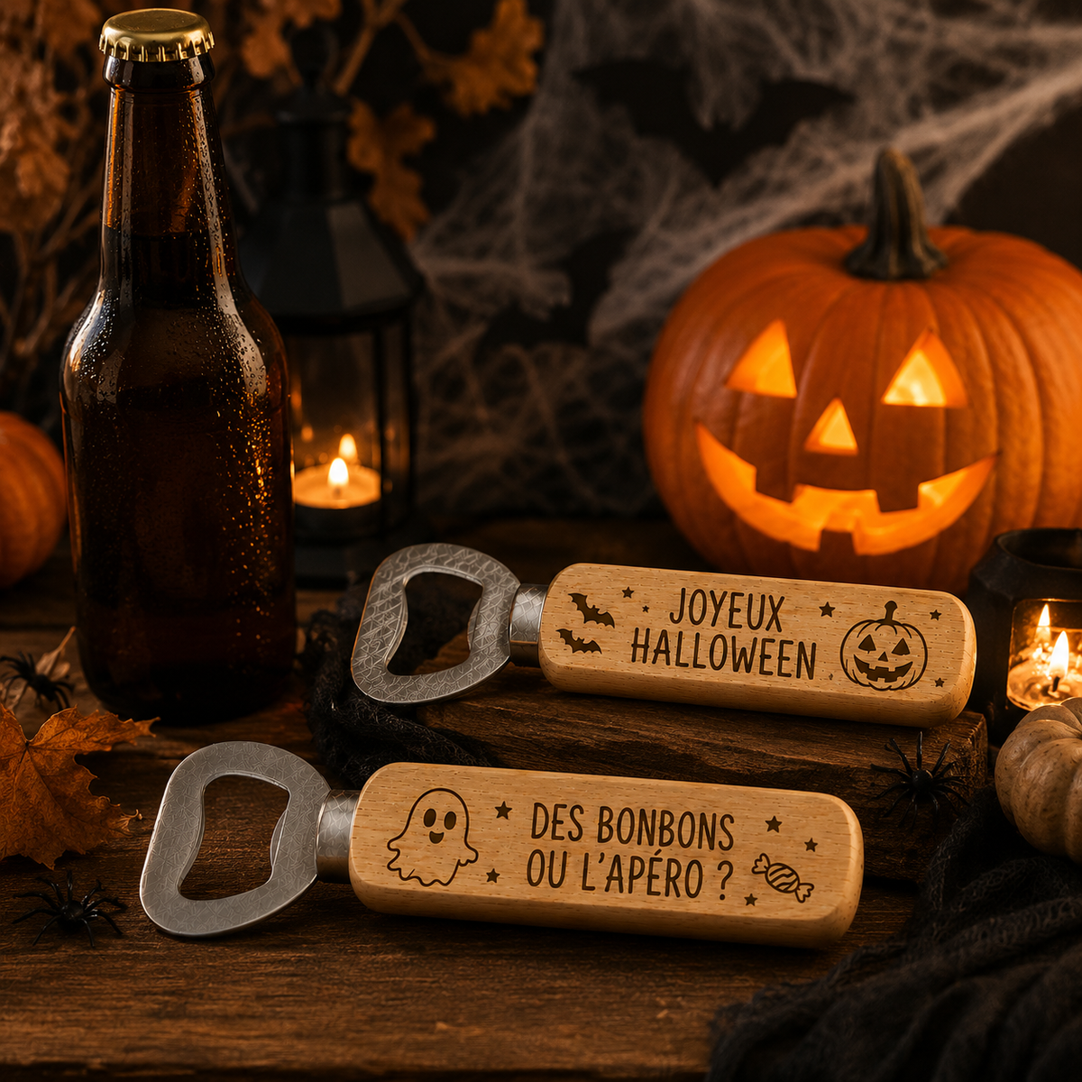 Décapsuleur d'Halloween – Joyeux Halloween & Apéro