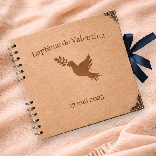 Livre d’or personnalisé baptême
