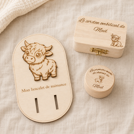 Ensemble de souvenirs de naissance