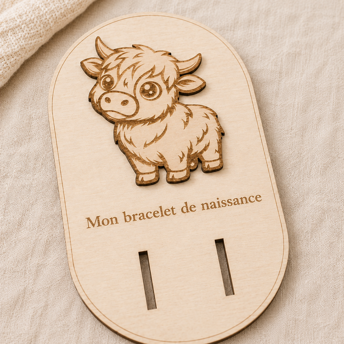 Coffret bébé naissance en bois - Le premium
