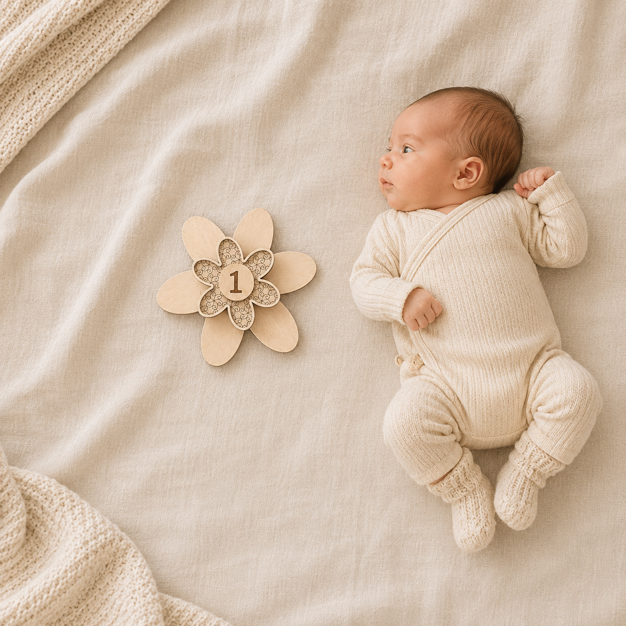 Fleur étape bébé