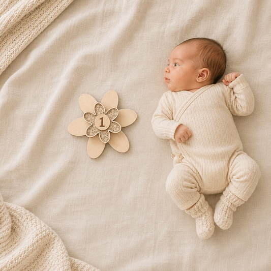Fleur étape bébé