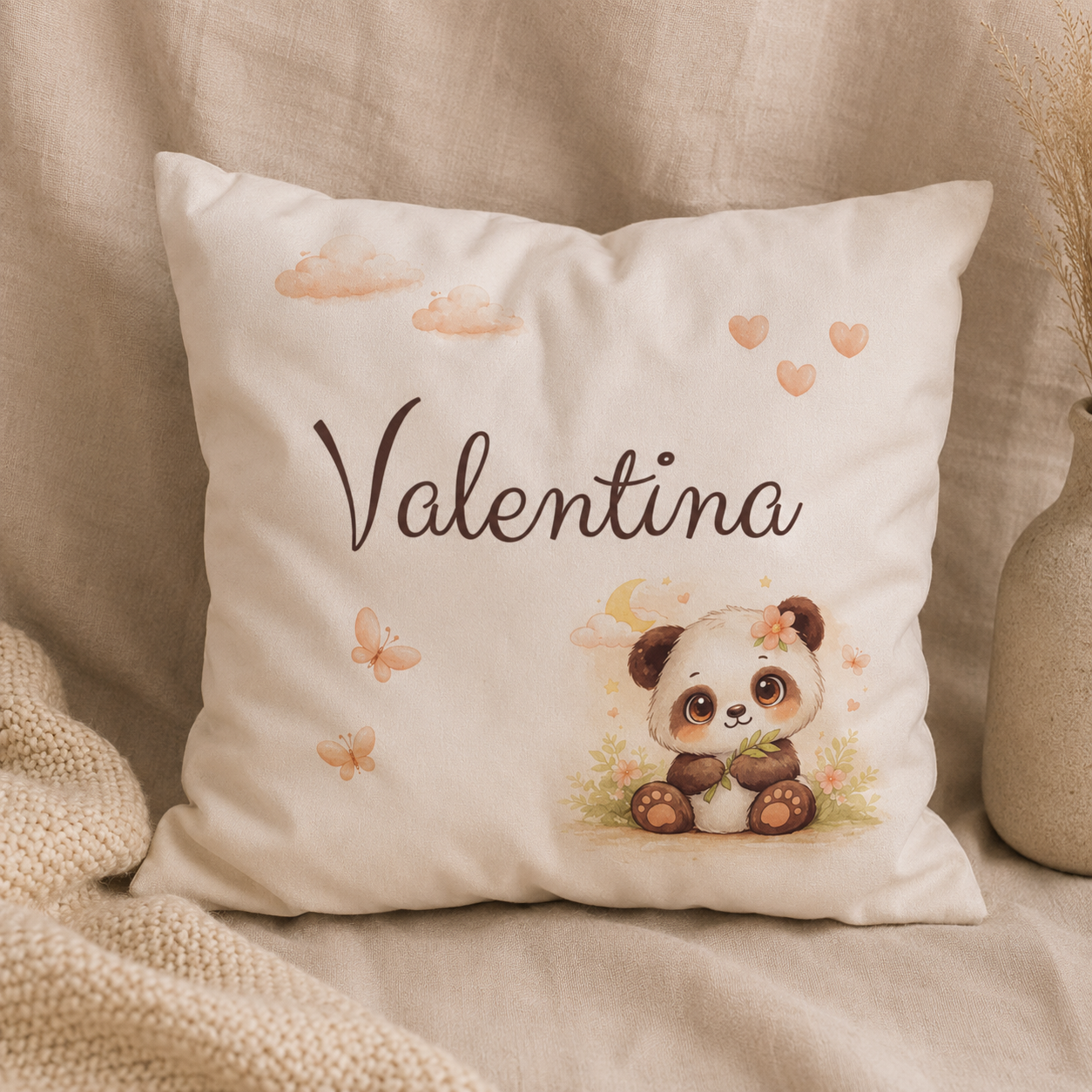 Coussin personnalisé prénom enfant