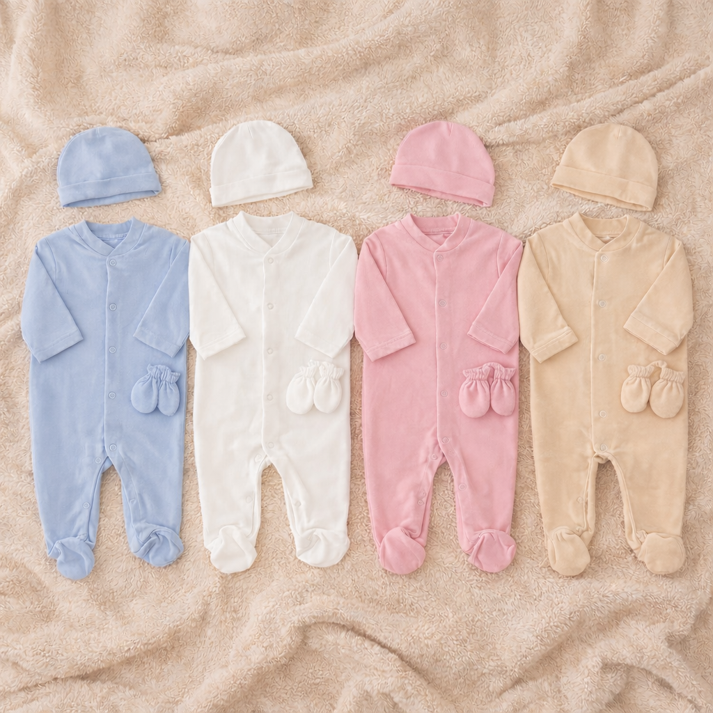 Box naissance textile taille S personnalisée – Coffret bébé naissance