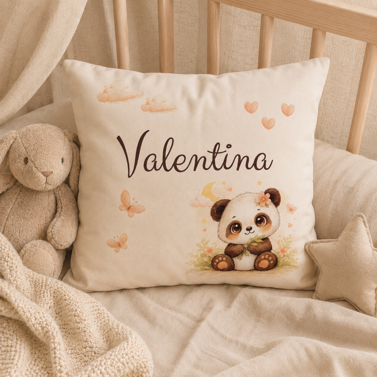 Coussin personnalisé prénom enfant