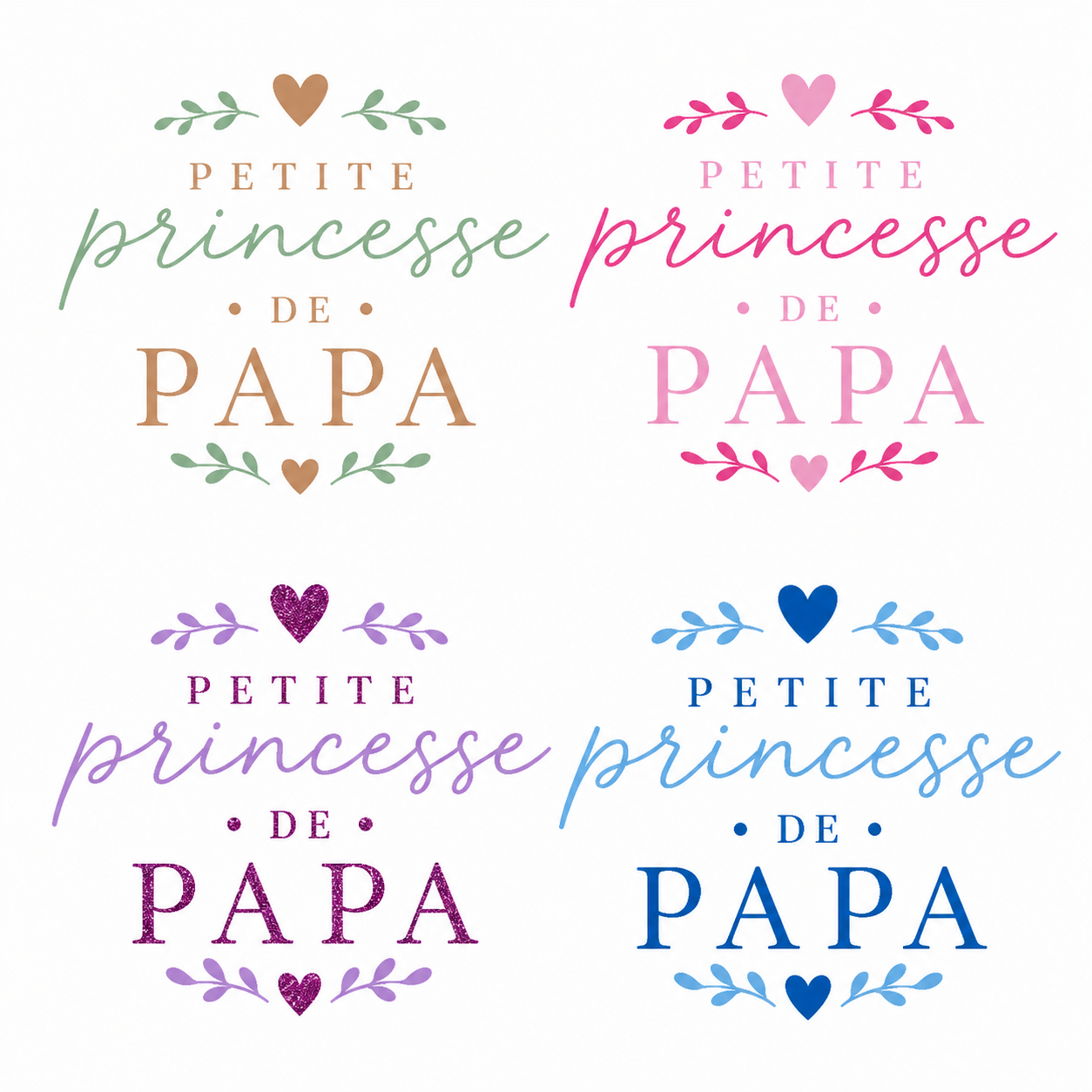 Body bébé - petite princesse de papa