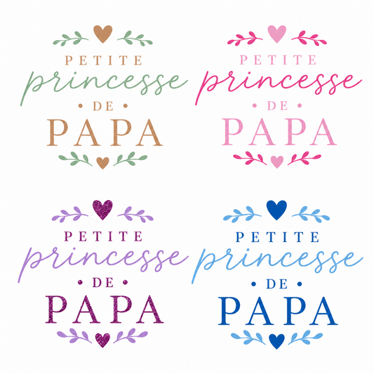 Body bébé - petite princesse de papa