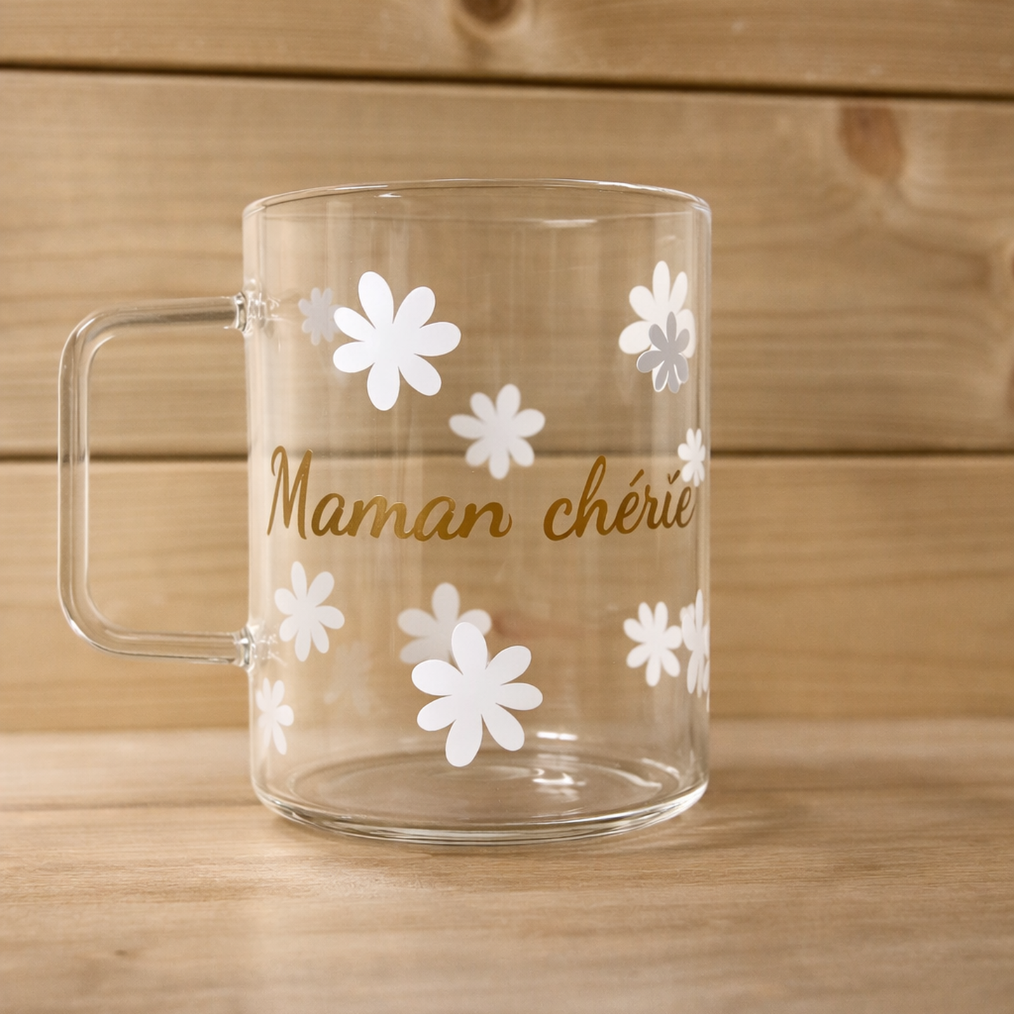 Mug en verre personnalisé