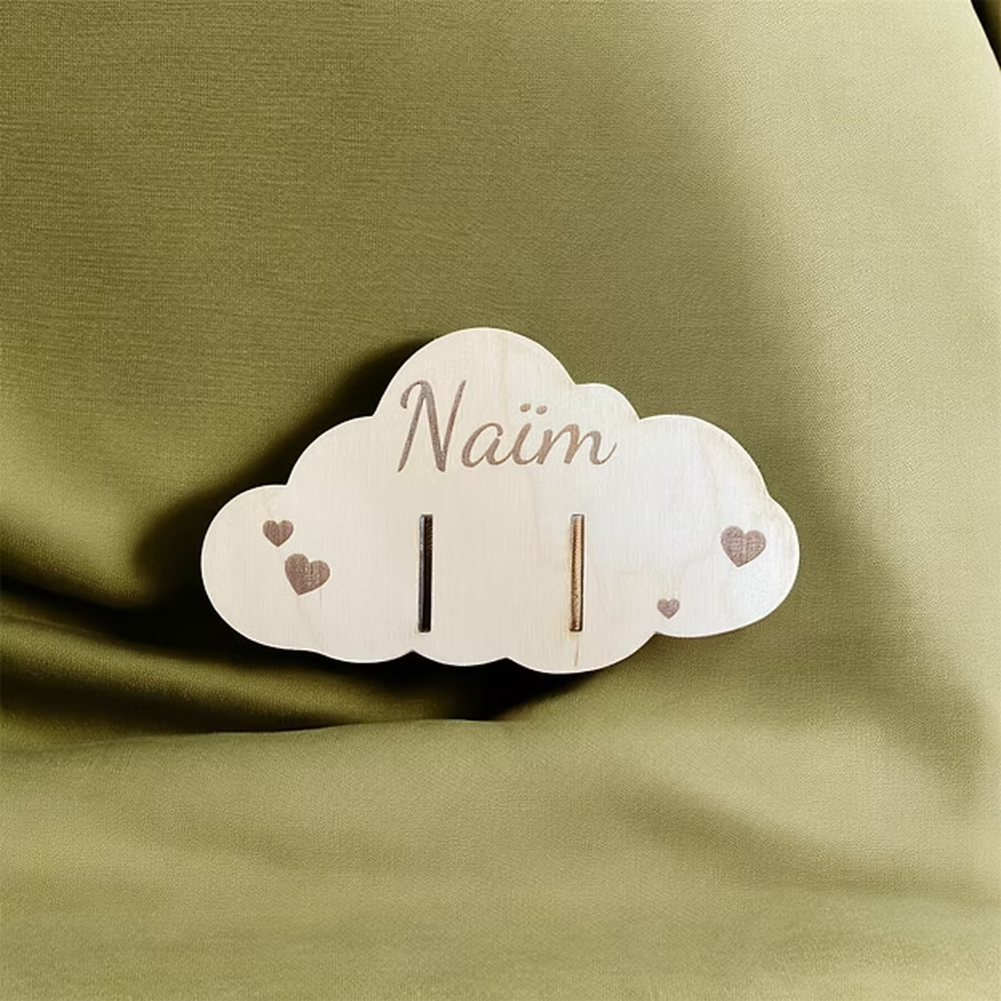 Support personnalisé pour le bracelet de naissance