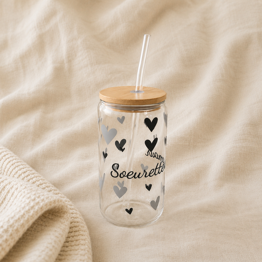 Gobelet en verre « Sœurette d'amour »